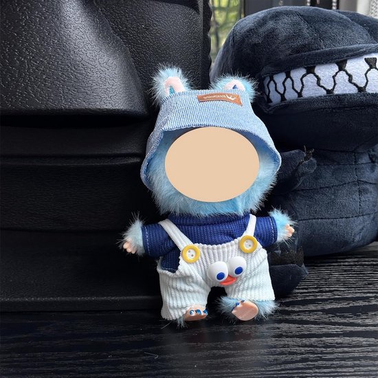 Handgemaakte Poppenkleding Set voor Poppen 15-17 cm | Accessoires: Trui, Hoed en Tas — afbeelding 4