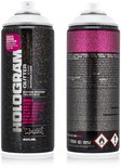 Aérosol Montana HOLOGRAM Glitter Effect, 298g avec un effet pailleté scintillant et une finition brillante.