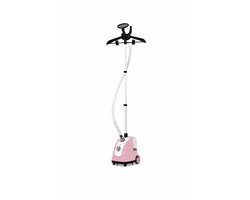 Stoomstrijkijzer - Kledingstomer - Stoomapparaat kleding - Staand - Kledingstomer met kledinghanger - 1.4L - 40 min Stoom – Verstelbaar – Roze