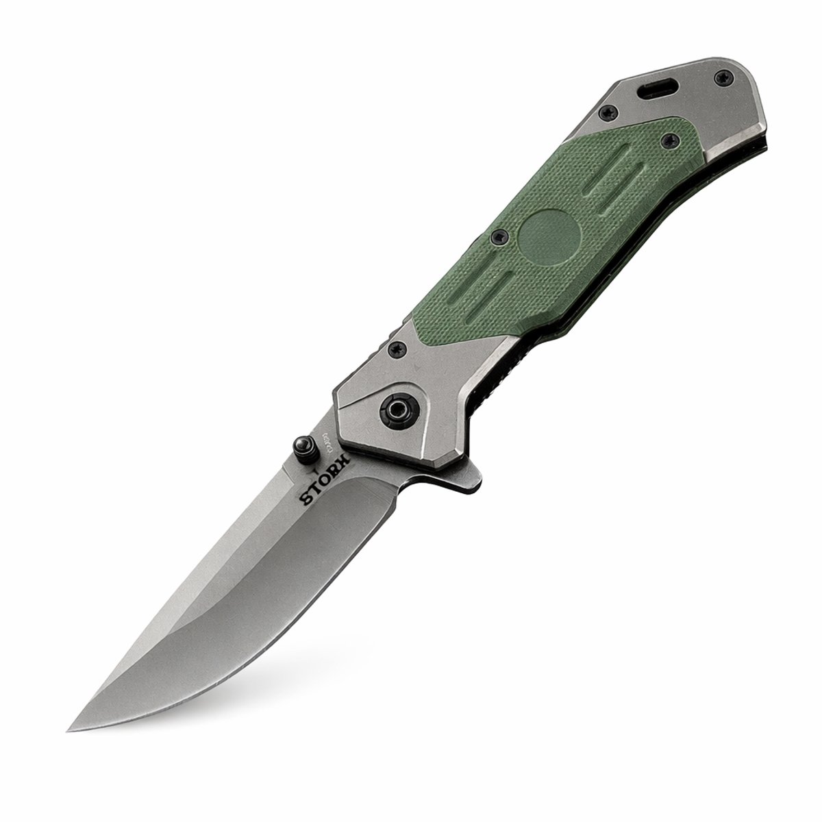 Zakmes - Leger Groen - Survival - Outdoor Mes - Pocket Knife - Vlijmscherp - Stoer - Hunting Knife - Kamperen - 22cm - Cadeau Tip