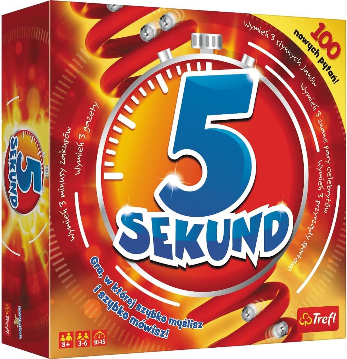 Gezelschapsspel - Familiespel Dynamisch - Verrassende Vragen - Snel Antwoorden - 26 cm breed - Veelkleurig