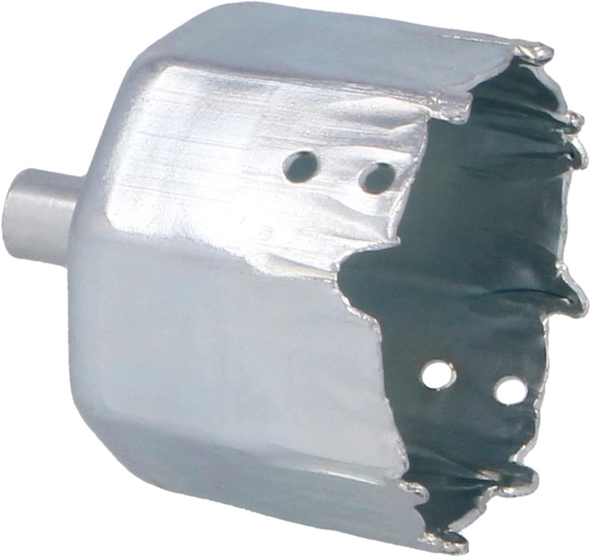 Rolluikas Eindkap - Stalen Kap - Rolluik Reparatie - Roestbestendig Gegalvaniseerd - 57 mm Buitendiameter - Zilverkleurig