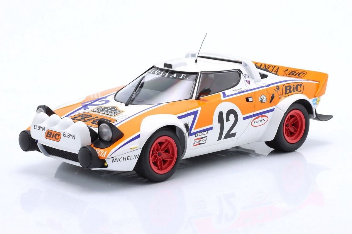 Lancia Stratos HF #12 Acropolis Rally 1979 - 1:18 - Minichamps