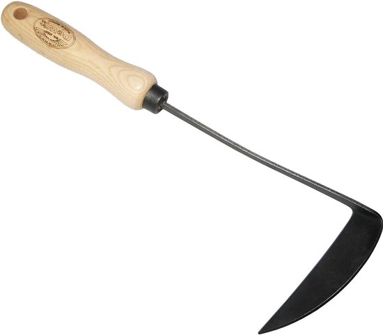 Japanse Handschoffel - Wieden Tuin - Onkruid Verwijderen - Boriumstaal Kop - 30 cm - Houtkleur — afbeelding 4
