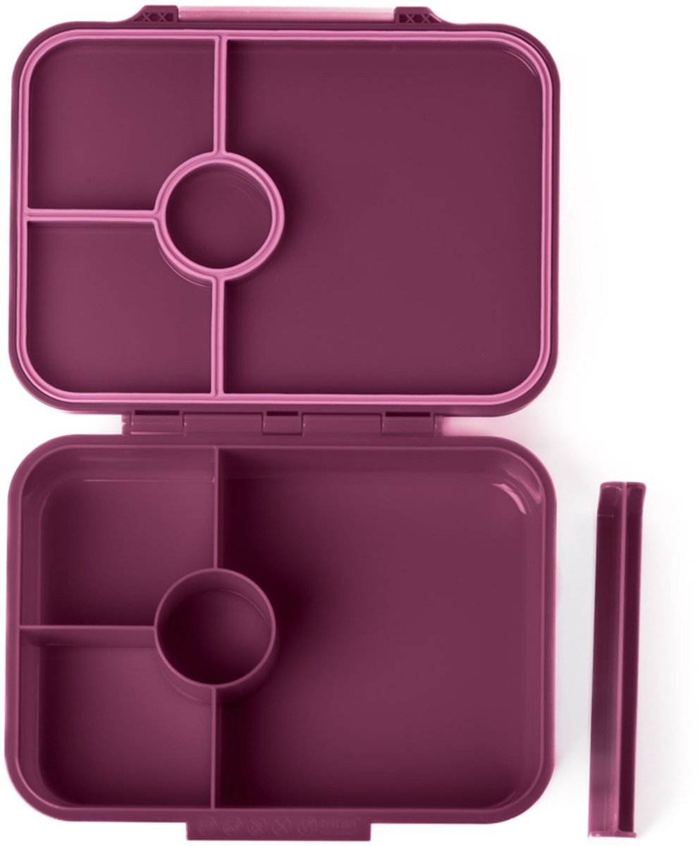 Lekkabox® Classic Lunchbox 4 vakken - Plum