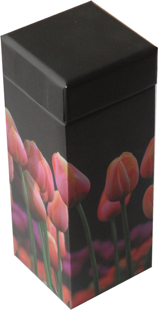Urn Urnen Strooikokertje Klein 10x4 Bewaarkokertje voor as Eco Milieuvriendelijk Biologisch afbreekbaar Tulp Keepsake