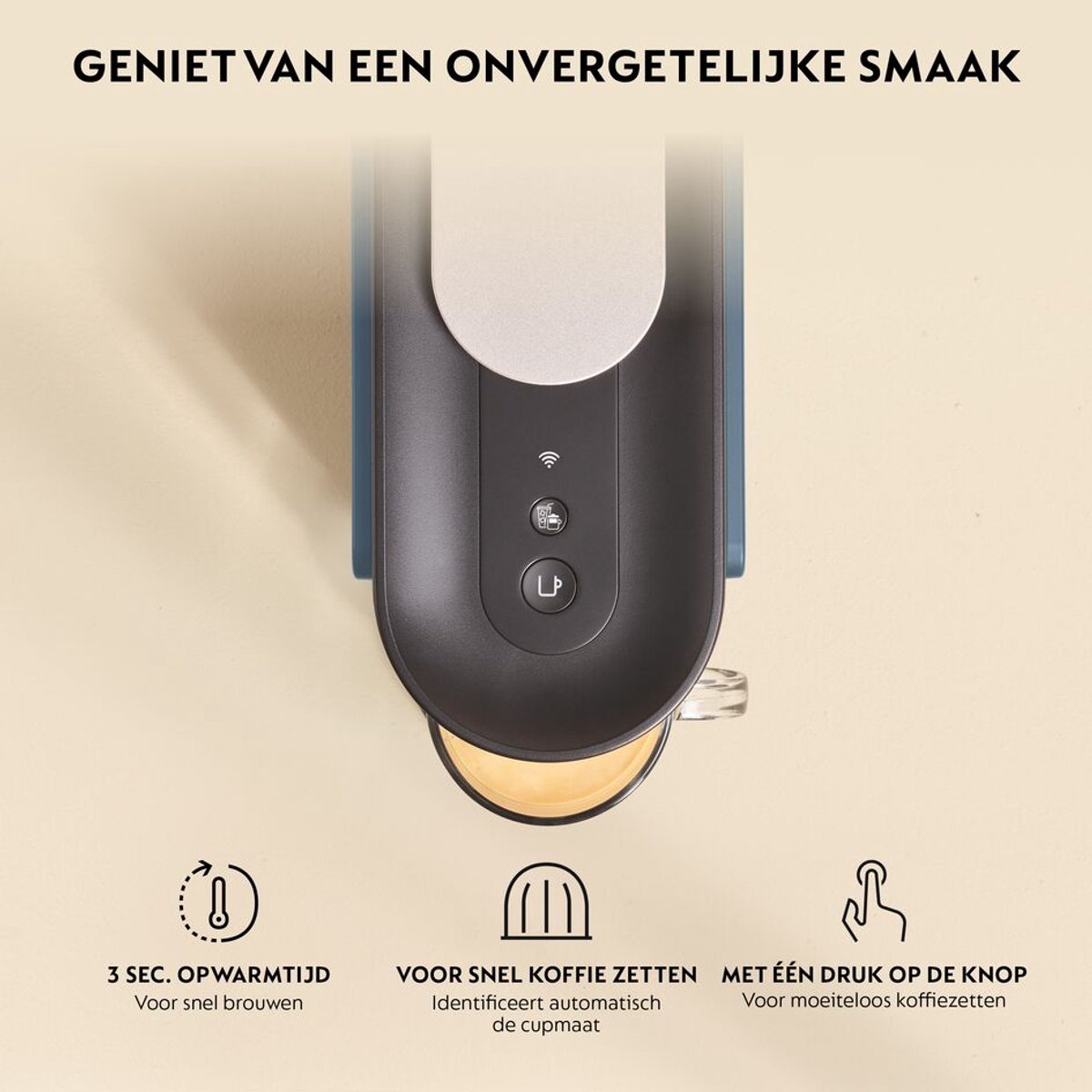 Nespresso Krups Vertuo UP - 40+ koffiesoorten, 3 sec opwarmtijd thumbnail 6