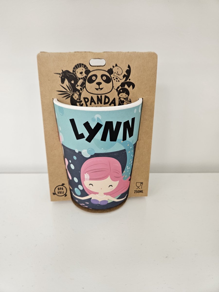 Beker - Naam - Melamine - Lynn - 250 ml