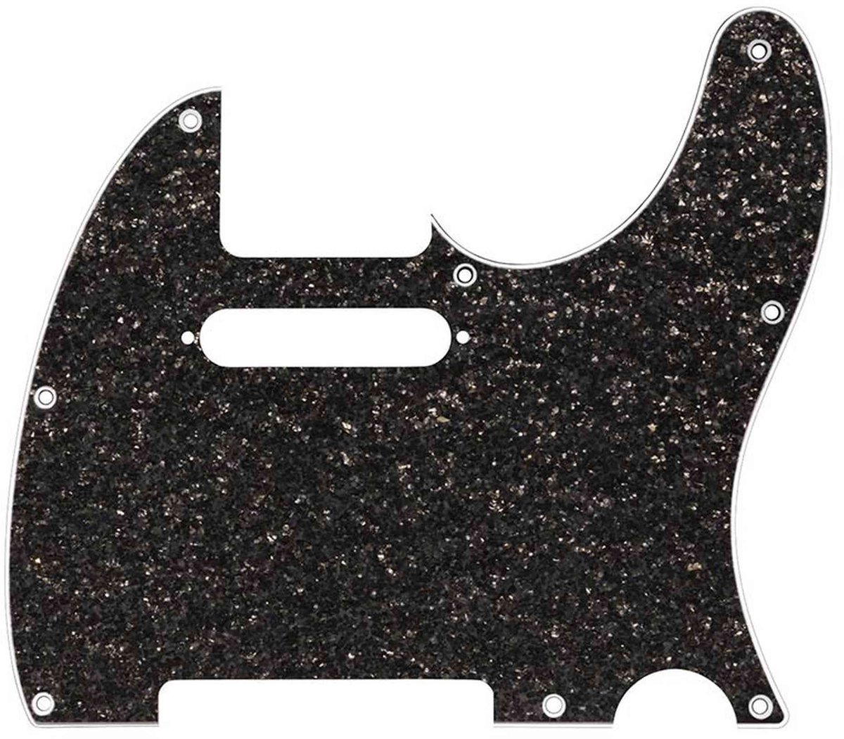 Fender 0992186001 Telecaster Pickguard SS Dark Gray Sparkle Hybrid Glass/Glitter