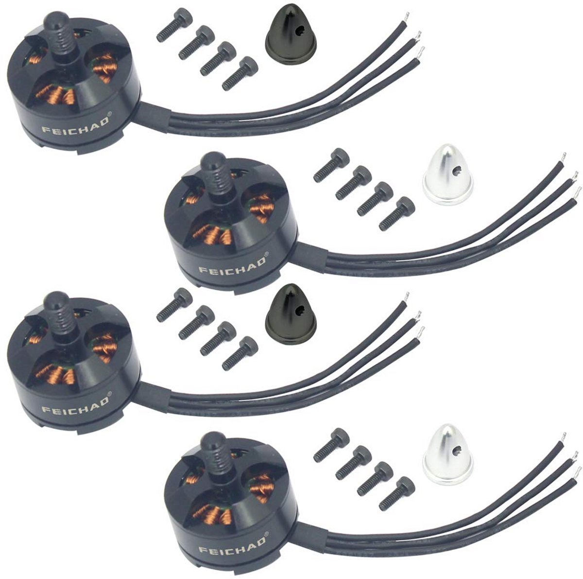 Borstelloze Motoren - RC Onderdelen - Drone Bouwen - CCW CW Set - 2204 2300KV