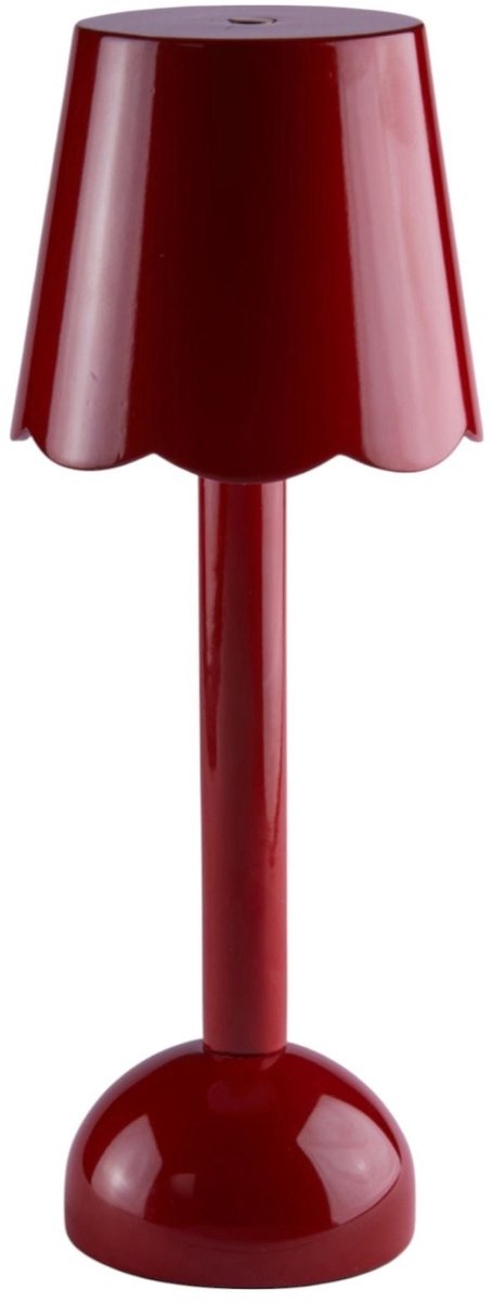 Addison Ross - Scallop LED tafellamp 28cm Burgundy - Tafellampen