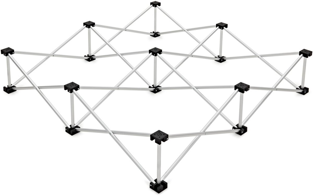 20cm draagbare stellage van Gear4music, 1m x 1m