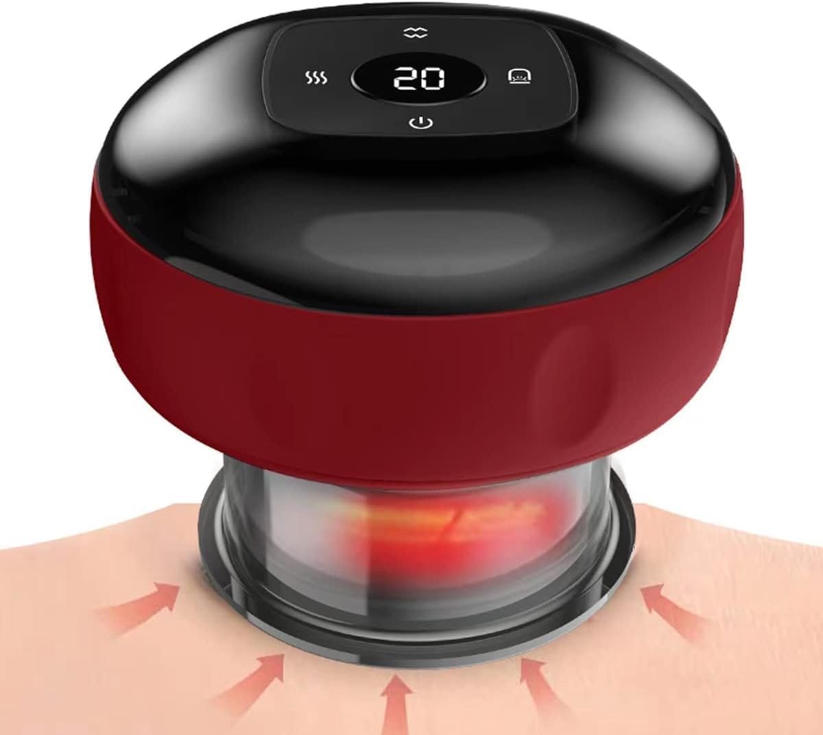 Elektrische Cupping Set - Gua Sha Massager - Spierontspanning Therapie - Dynamische Zuigkracht - 17x13x8 cm