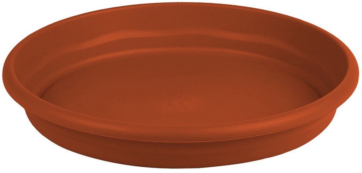 Hega Hogar Opvangbord - terracotta - kunststof - D35 cm - onderschaal/opvangbord