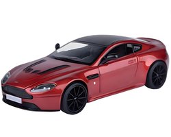 MotorMax Modelauto - Aston Martin - rood/zwart - 1:24 - schaalmodel - speelgoedauto