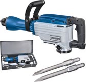 Scheppach Sloophamer AB1600 - 1600W | 50J slagkracht - 2000 slagen per minuut - Breekhamer incl. puntbeitel, platte beitel & koffer