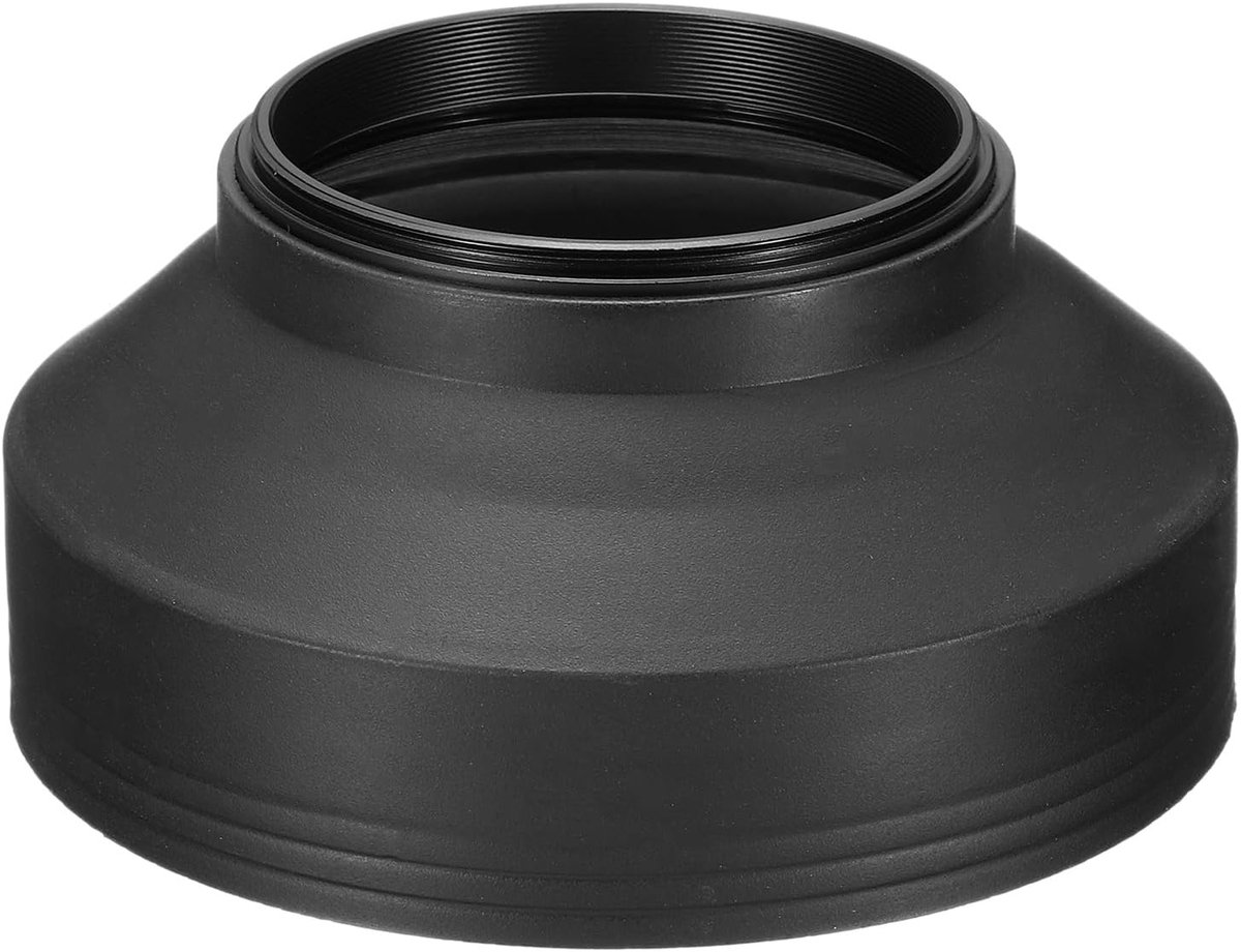 Lenskap - Camera Accessoire - Betere Beelden - Inklapbaar Rubber - 55 mm - Zwart