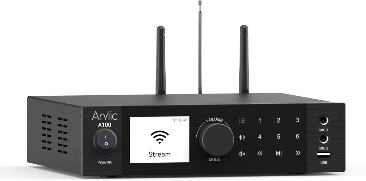 Digitale HiFi Versterker - Audio Receiver - Thuisbioscoop Muziek - 100W Per Kanaal - 136 kg