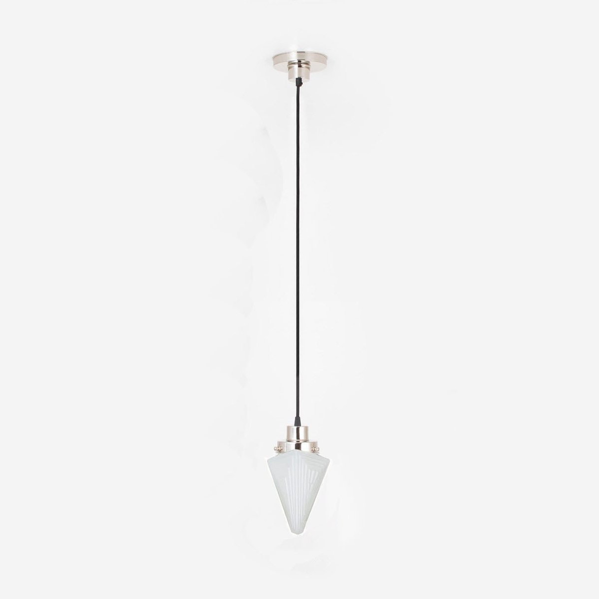Coloured by Art Hanglamp aan snoer Finisterre 20's Nikkel - Art Deco Trade
