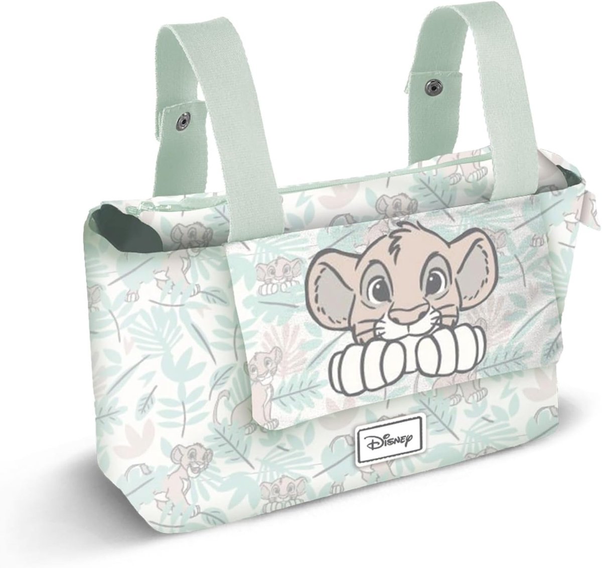 Kinderwagen Organizer - Baby Tas - Onderweg Spullen - Waterafstotend Buitenlichaam - 31 x 27 cm - Turquoise