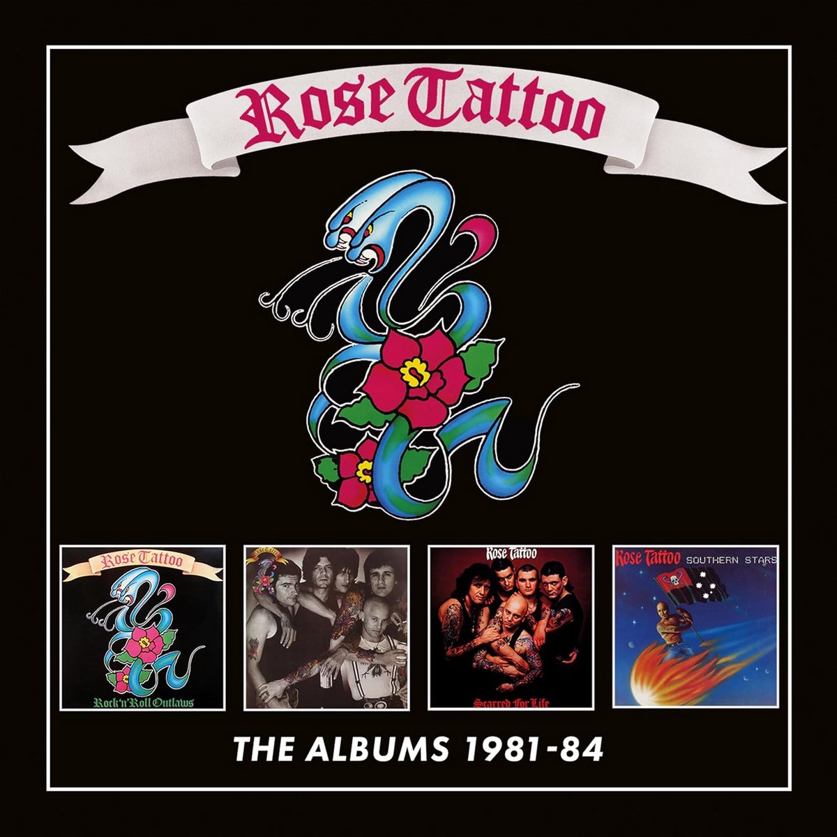 Muziek Collectie - Rock Albums - Muziek Luisteren - 4CD Box Set - 13 x 13 x 1.8 cm