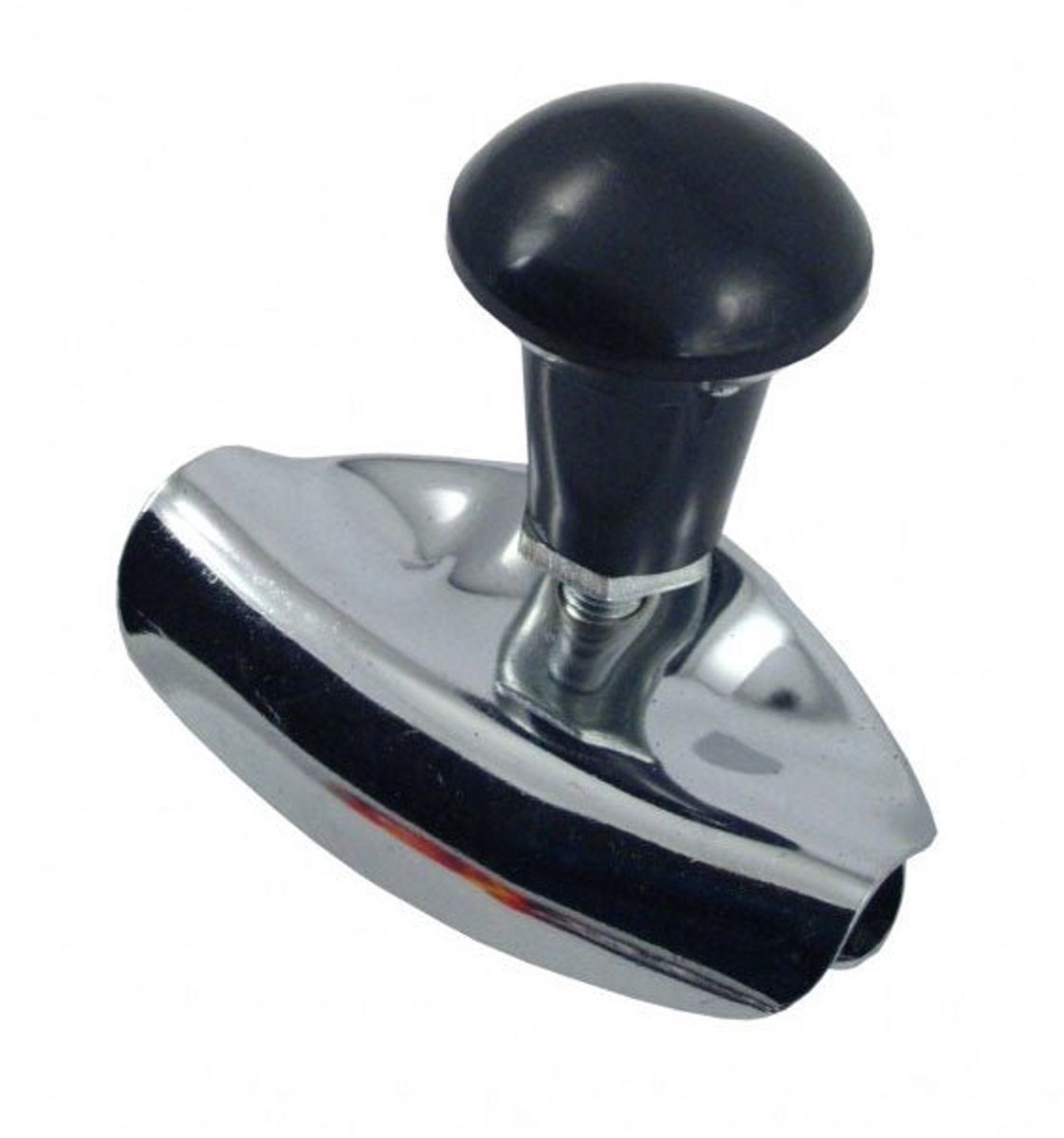 Universele Stuurknop Auto 360 Graden - Zilveren Rechte Wheel Spinner voor Stuurwiel met Eénhands Bediening