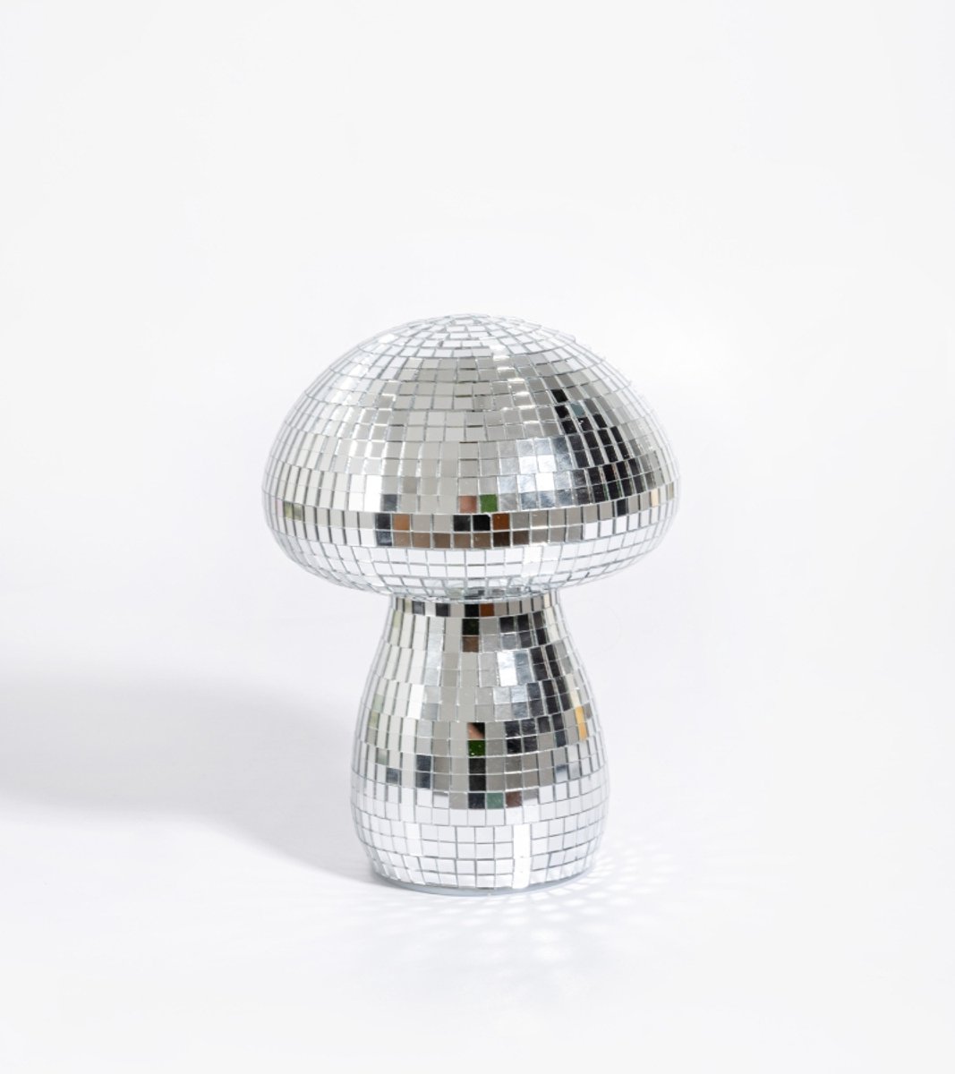 Expressionist Press L’expressionist - Disco paddenstoel nachtlampje | Disco Mushroom Night Light zilver
