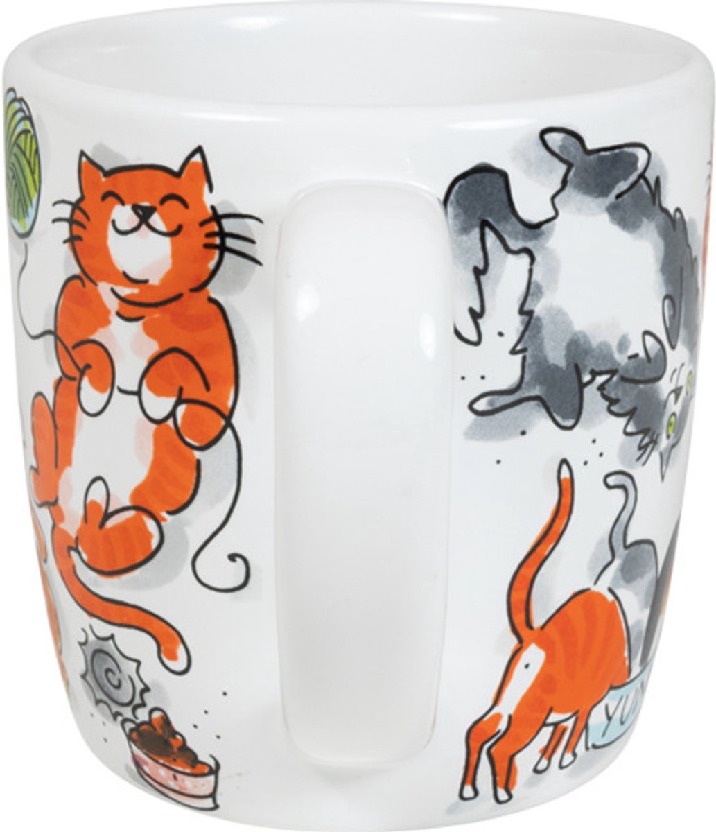 Mok Cat love (Ø10 cm) (500 ml) | van Blond Amsterdam — cadeau in Koken & Dineren - foto 3