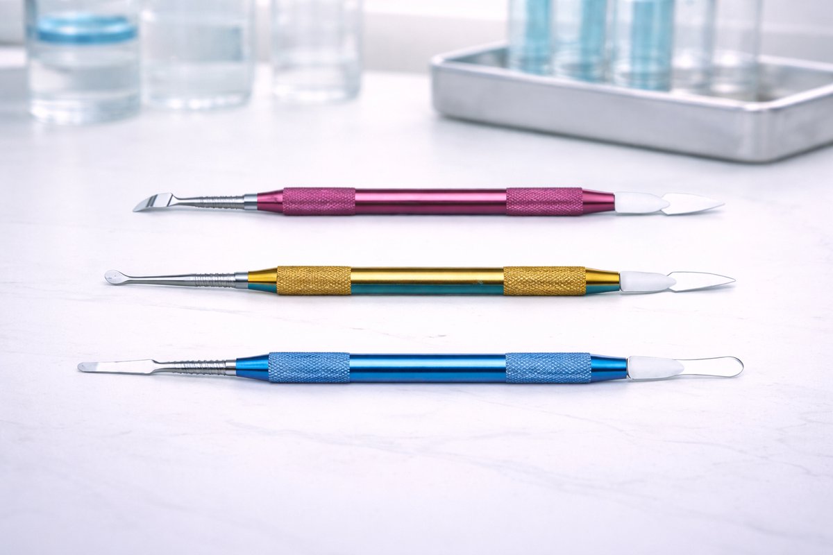 Belux Surgical Instruments / Dental Wax Tools – Keramische Sculptuur Set 3x – Tandtechniek / Orthodontie