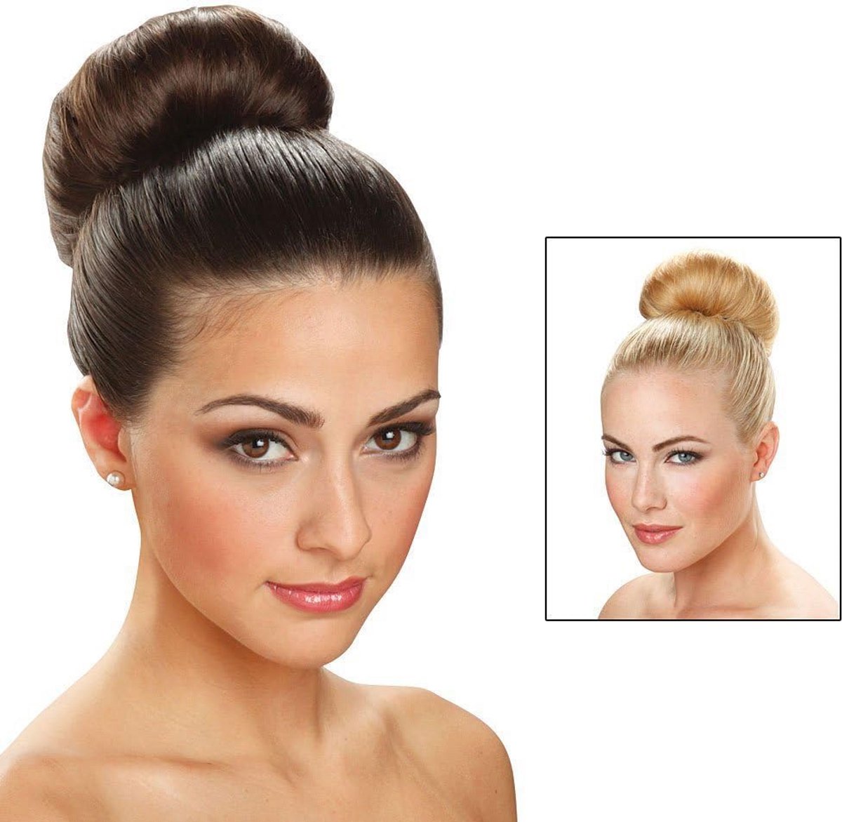 Haar Styling Tool - Knot Ring - Haar Opsteken - Extra Groot Formaat - 10 cm - Zwart