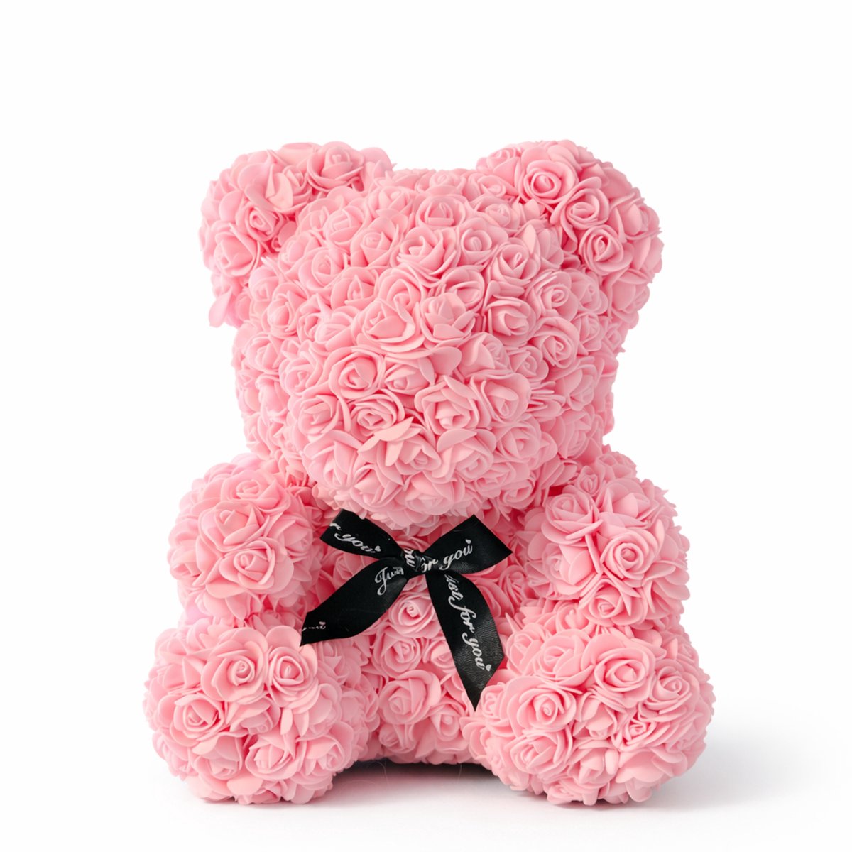 Rozen beer 45 cm XXL – Roze knuffelbeer – Luxe Cadeau met Giftbox + tasje –