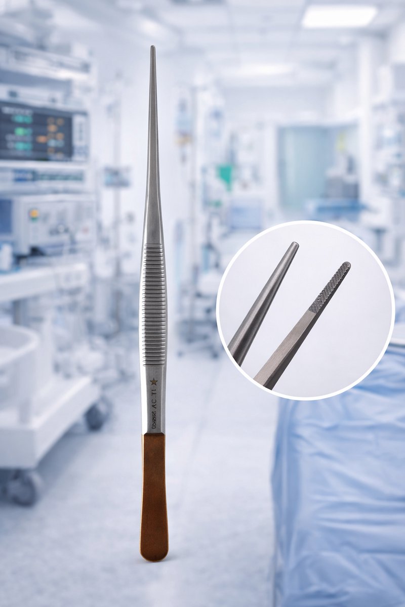 Belux Surgical Instruments / Anatomisch pincet TC , Medium, 16, cm
