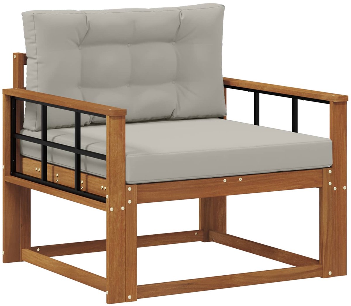 vidaXL - Buiten - Midden - Sofa - Naturel