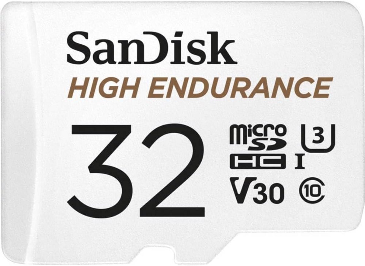 MicroSD Kaart - Opslagkaart Geheugen - Dashcam Beveiligen - Hoge Duurzaamheid Opname - 32 GB