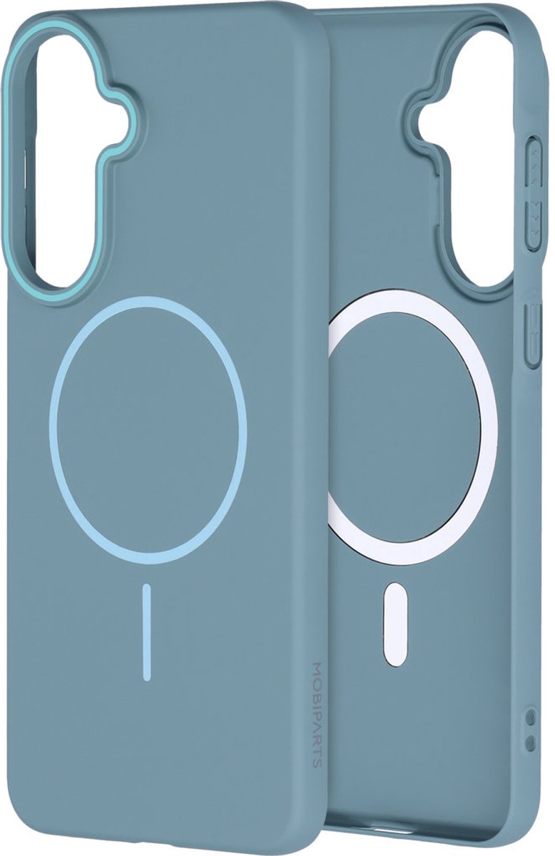Mobiparts Slim Line Case geschikt voor Samsung Galaxy A57 - MagSafe Sage - Groen