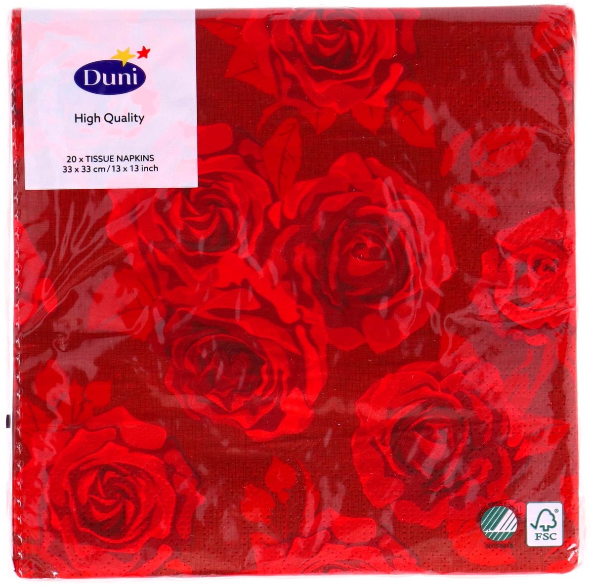 Servetten Rich Roses 33x33 cm