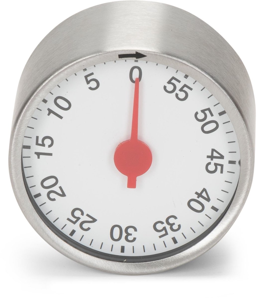 Magnetische kookwekker - 6 cm - RVS