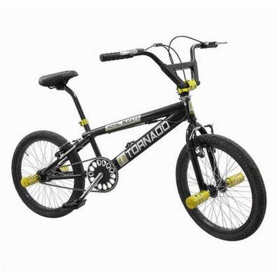 BMX fiets Royal-Bugatti Tornado Freestyle 20 inch - Zwart/Goud