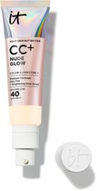 IT Cosmetics Your Skin But Better CC+ Nude Glow SPF40 Foundation - Lichte Textuur - Glow Serum met 2% Niacinamide, Hyaluronzuur, Groene thee-extract en SPF 40 - Fair Ivory - 32ml