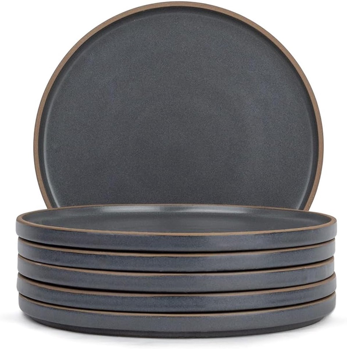 Dinerborden Set - Steengoed Borden - Dagelijks Gebruik - Matte Afwerking - 11 Inch - Wit