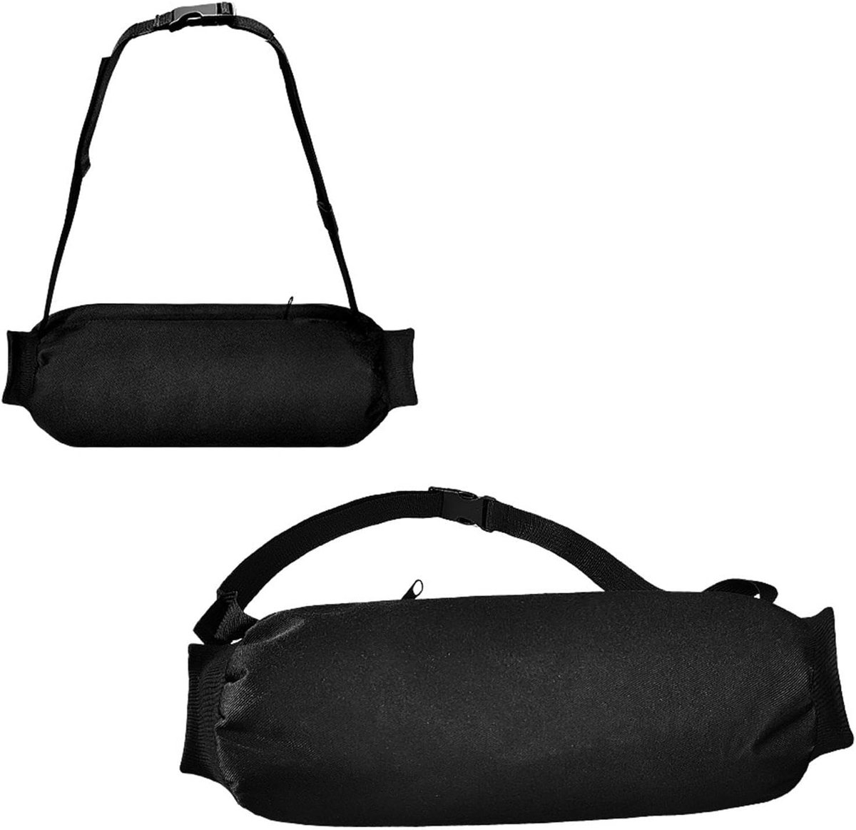 Voetbal Handwarmer Pouch - Handwarmer Mof - Buitenactiviteiten Warm Houden - Waterdicht Winddicht - 44 x 15 cm - Zwart