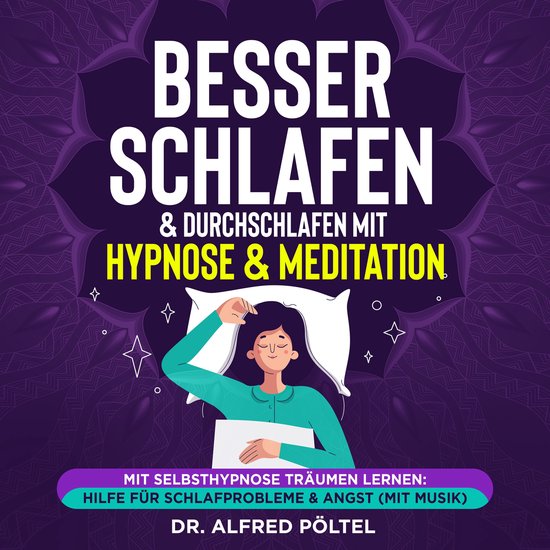 Besser schlafen & durchschlafen mit Hypnose & Meditation - cover