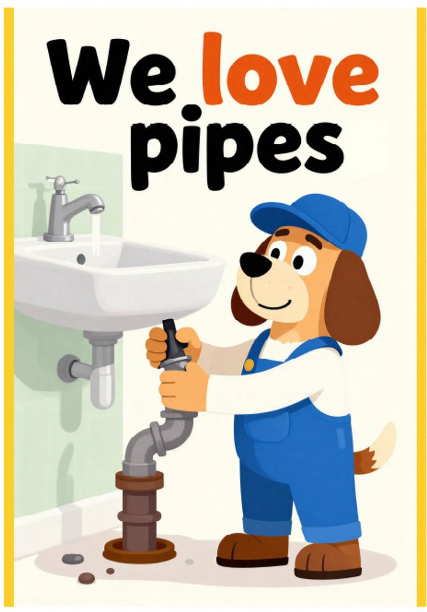 Huurdies - Poster - I'm a plumber - A2