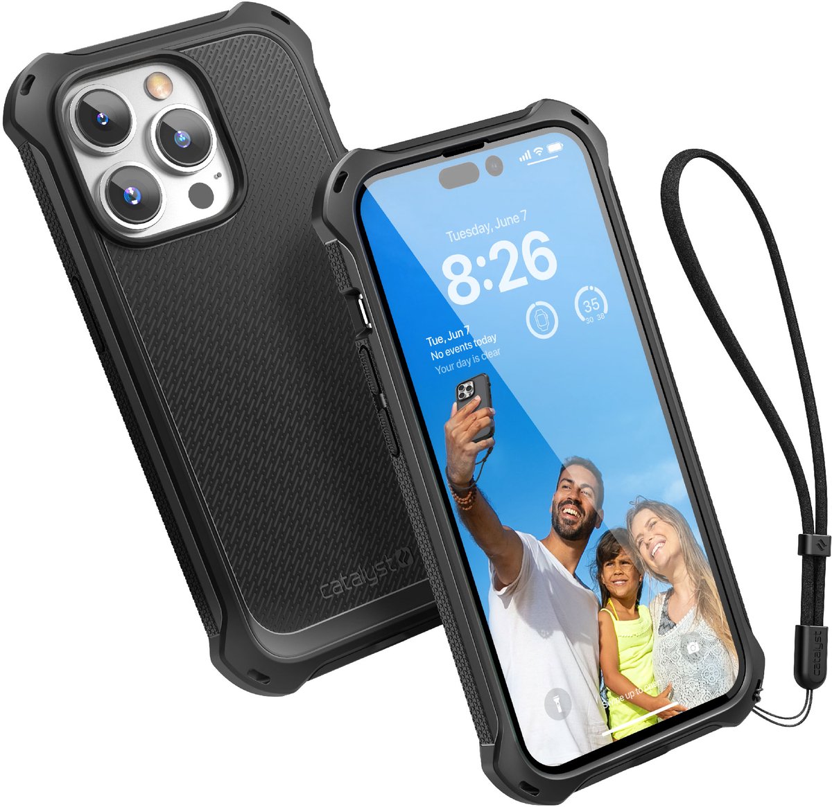 Catalyst Crux Case Apple iPhone 14 Pro Stealth - Zwart