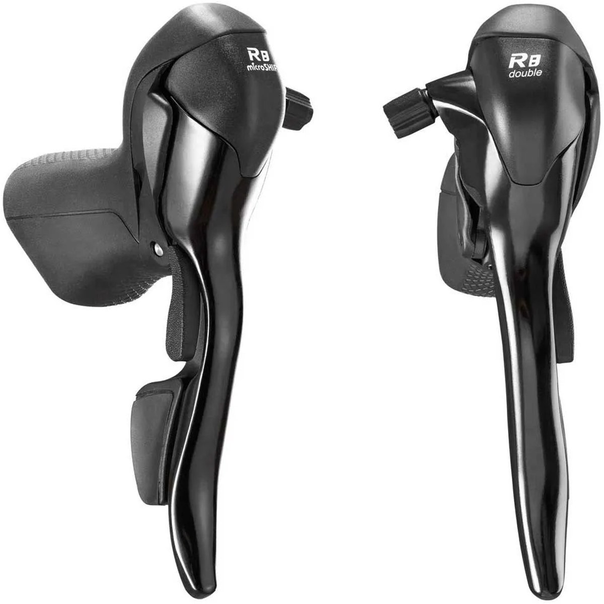 Microshift R8 Remhendelset Met Schakelaar Zilver 2 x 8s