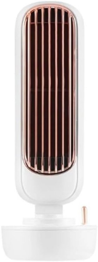 SAVI® Ventilator toren wit met bevochtiger en sproeifunctie, stil, compact, 60 bladen, voor frisse koele lucht
