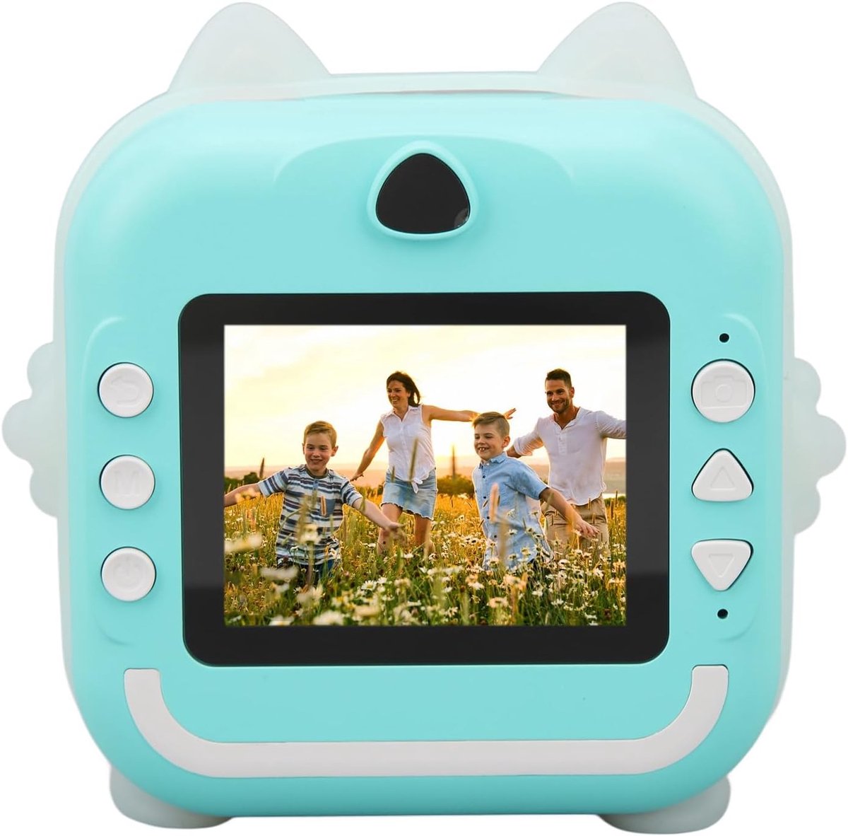 Kindercamera Printen - Digitale Camera Kinderen - Direct Foto's Maken - Ingebouwde Printer - 24 Inch Scherm - Blauw