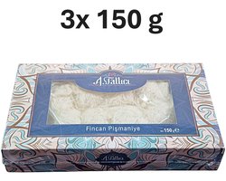 Abdurrahman Tatlıcı Tereyaglı Pismaniye 3 x 150g – Traditionele Turkse Suikerspin Dessert – Premium Katoenhalva met Roomboter – Oosterse Zoetigheid Cadeau & Snack