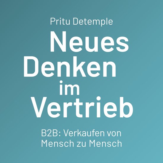 Neues Denken im Vertrieb - cover