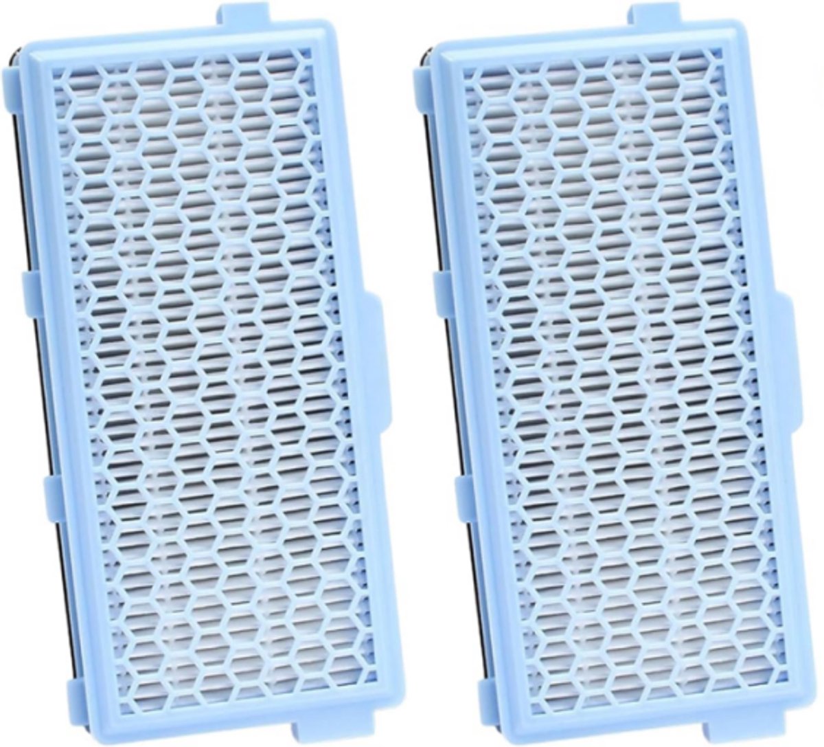 2 Stuks Actieve HEPA Filter Set geschikt voor Miele GN Hyclean 3D/S8340/AH50/C1/C2/C3/S6/S8 - Vervangbaar - Stofzuiger onderdelen